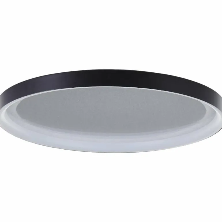 Plafonnier Brilliant Quito LED Noir, 1 lumière