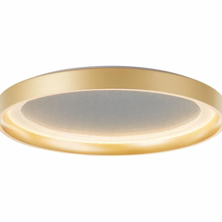 Plafonnier Brilliant Quito LED Or, 1 lumière