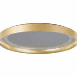 Plafonnier Brilliant Quito LED Or, 1 lumière