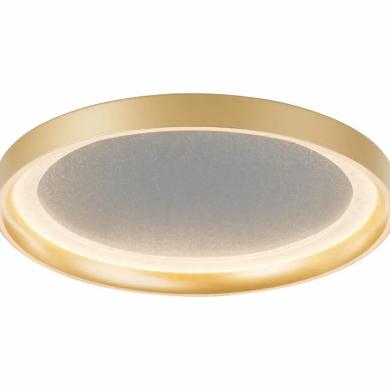 Plafonnier Brilliant Quito LED Or, 1 lumière