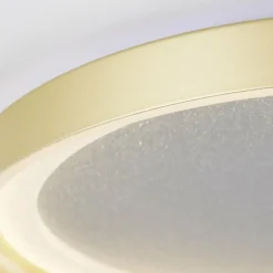 Plafonnier Brilliant Quito LED Or, 1 lumière