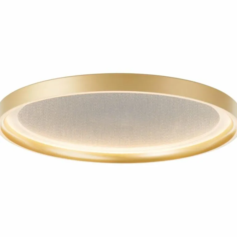 Plafonnier Brilliant Quito LED Or, 1 lumière