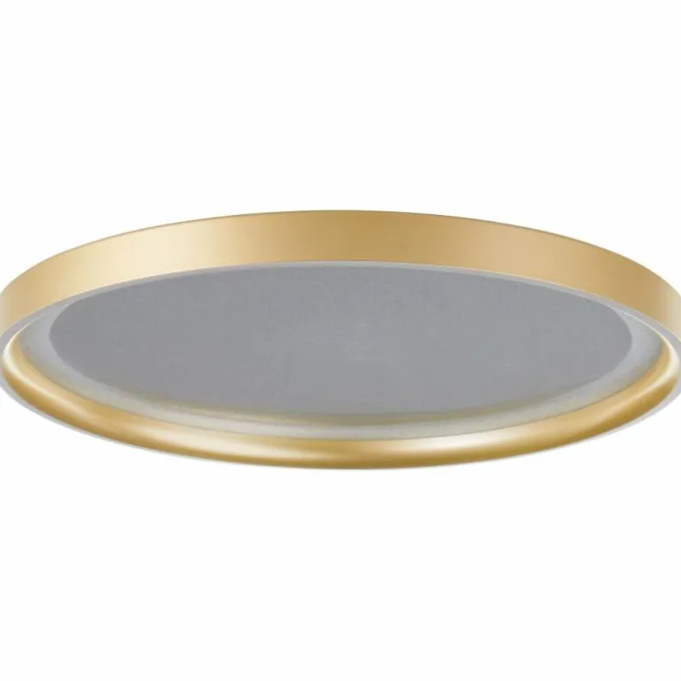 Plafonnier Brilliant Quito LED Or, 1 lumière