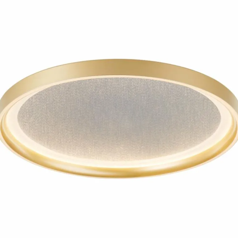 Plafonnier Brilliant Quito LED Or, 1 lumière