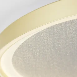 Plafonnier Brilliant Quito LED Or, 1 lumière