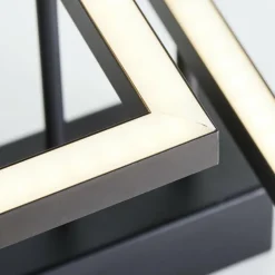 Plafonnier Brilliant Ranut LED Noir, 2 lumières