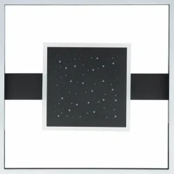 Plafonnier Brilliant Reno LED Noir, 1 lumière