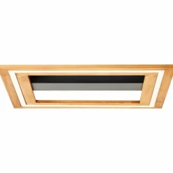 Plafonnier Brilliant Rhea LED Brun, Noir, 1 lumière