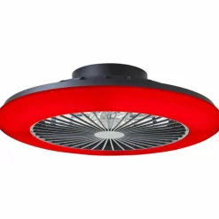 Plafonnier Brilliant Salerno LED Noir, 1 lumière, Télécommandes