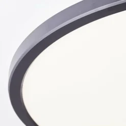 Plafonnier Brilliant Saltery LED Noir, Blanc, 1 lumière, Télécommandes, Changeur de couleurs