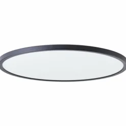 Plafonnier Brilliant Saltery LED Noir, Blanc, 1 lumière, Télécommandes, Changeur de couleurs