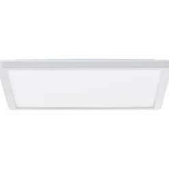 Plafonnier Brilliant Saltery LED Blanc, 1 lumière, Télécommandes, Changeur de couleurs