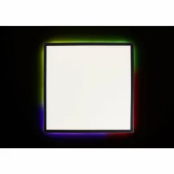 Plafonnier Brilliant Saltery LED Noir, Blanc, 1 lumière, Télécommandes, Changeur de couleurs