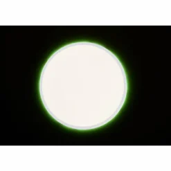 Plafonnier Brilliant Saltery LED Blanc, 1 lumière, Télécommandes, Changeur de couleurs