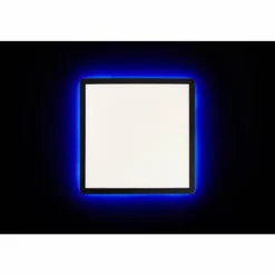 Plafonnier Brilliant Saltery LED Blanc, 1 lumière, Télécommandes, Changeur de couleurs