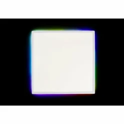 Plafonnier Brilliant Saltery LED Blanc, 1 lumière, Télécommandes, Changeur de couleurs