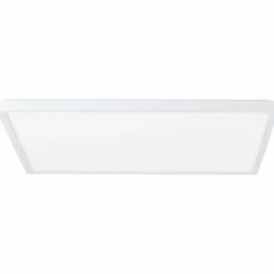 Plafonnier Brilliant Saltery LED Blanc, 1 lumière, Télécommandes, Changeur de couleurs