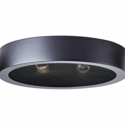 Plafonnier Brilliant Sandros Noir, 2 lumières