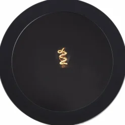 Plafonnier Brilliant Sandros Noir, 1 lumière