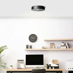 Plafonnier Brilliant Sandros Noir, 2 lumières