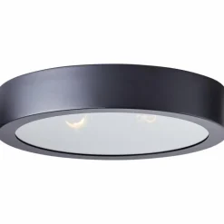 Plafonnier Brilliant Sandros Noir, 2 lumières