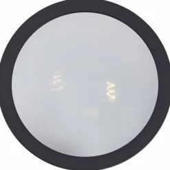 Plafonnier Brilliant Sandros Noir, 2 lumières