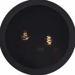 Plafonnier Brilliant Sandros Noir, 2 lumières