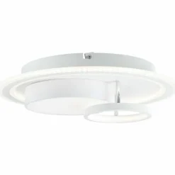 Plafonnier Brilliant Sigune LED Blanc, 1 lumière