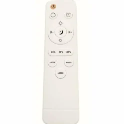 Plafonnier Brilliant Slimline Noir, Blanc, 1 lumière, Télécommandes, Changeur de couleurs