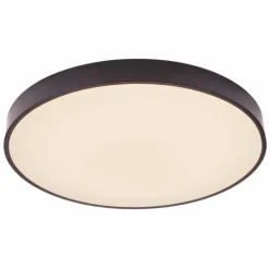 Plafonnier Brilliant Slimline LED Noir, Blanc, 1 lumière
