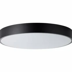 Plafonnier Brilliant Slimline LED Noir, 1 lumière, Télécommandes