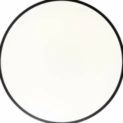 Plafonnier Brilliant Slimline LED Noir, 1 lumière, Télécommandes