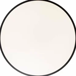 Plafonnier Brilliant Slimline LED Noir, 1 lumière, Télécommandes