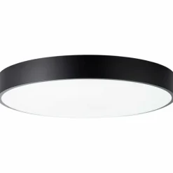 Plafonnier Brilliant Slimline LED Noir, 1 lumière, Télécommandes