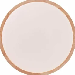 Plafonnier Brilliant Slimline LED Bois clair, Blanc, 1 lumière