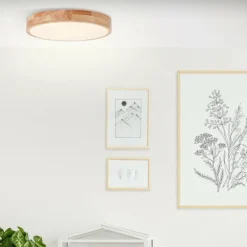 Plafonnier Brilliant Slimline LED Blanc, 1 lumière