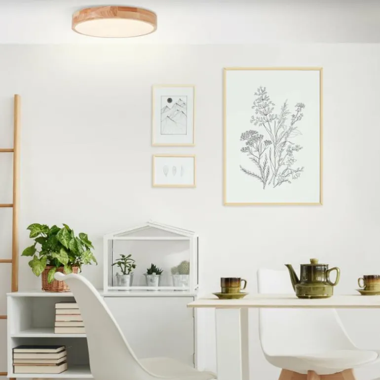 Plafonnier Brilliant Slimline LED Blanc, 1 lumière