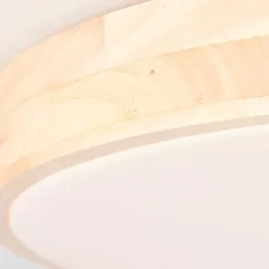 Plafonnier Brilliant Slimline LED Blanc, 1 lumière, Télécommandes