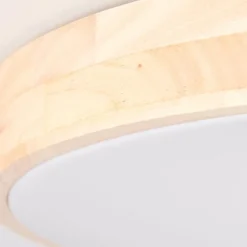 Plafonnier Brilliant Slimline LED Blanc, 1 lumière, Télécommandes