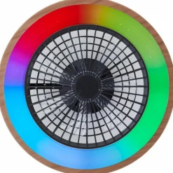 Plafonnier Brilliant Slimline LED Noir, 1 lumière, Télécommandes