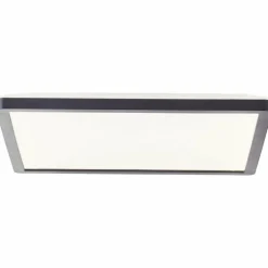 Plafonnier Brilliant Sorell LED Noir, 1 lumière, Télécommandes