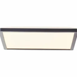 Plafonnier Brilliant Sorell LED Noir, 1 lumière, Télécommandes