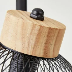 Plafonnier Brilliant Thuy Noir, 4 lumières