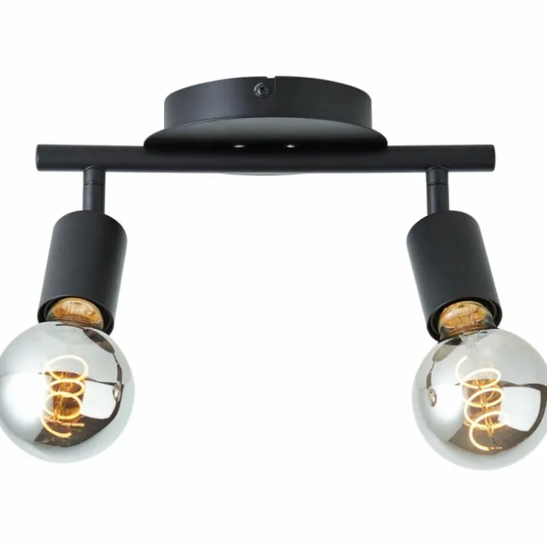 Plafonnier Brilliant Tiffany Noir, 2 lumières