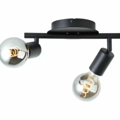 Plafonnier Brilliant Tiffany Noir, 2 lumières