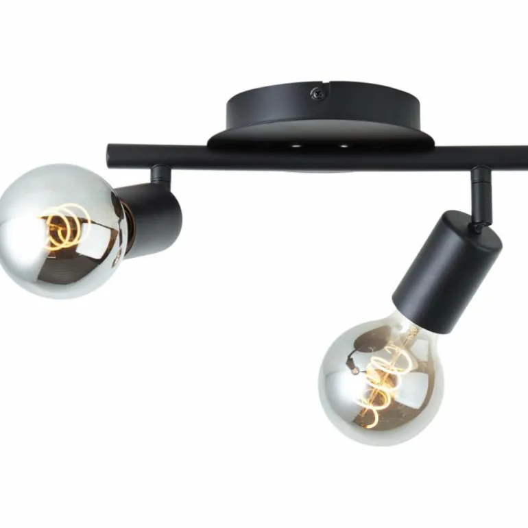 Plafonnier Brilliant Tiffany Noir, 2 lumières