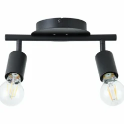 Plafonnier Brilliant Tiffany Noir, 2 lumières