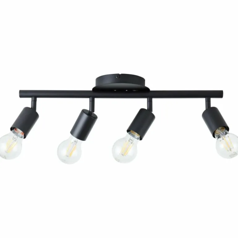 Plafonnier Brilliant Tiffany Noir, 4 lumières