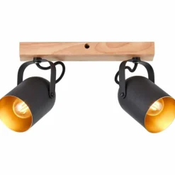 Plafonnier Brilliant Tronte Écru, 2 lumières