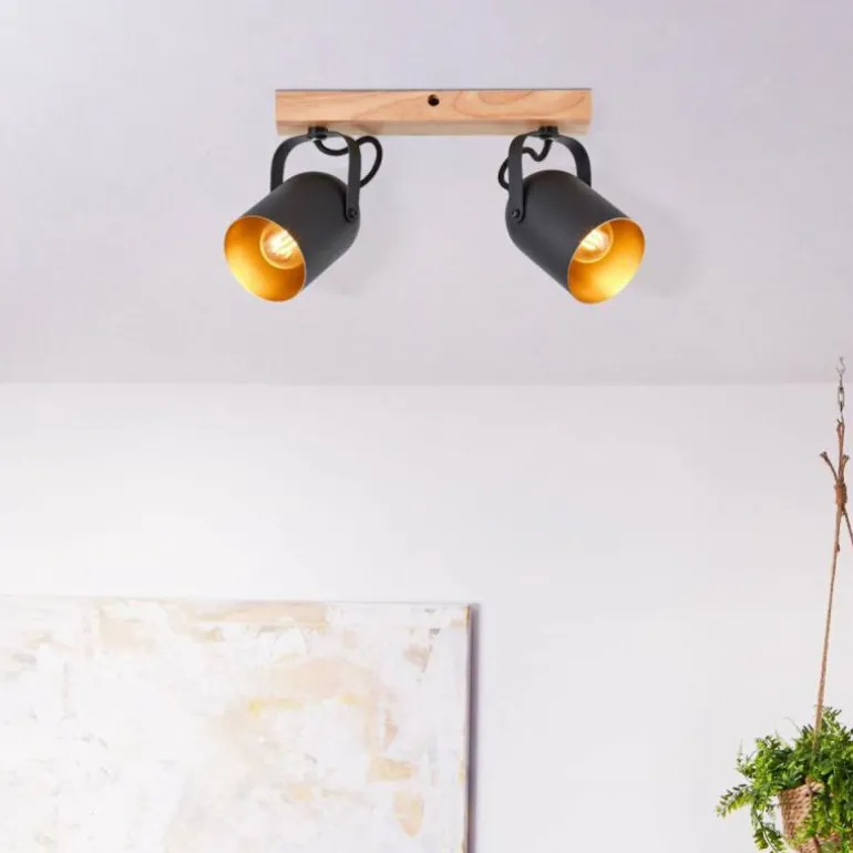 Plafonnier Brilliant Tronte Écru, 2 lumières